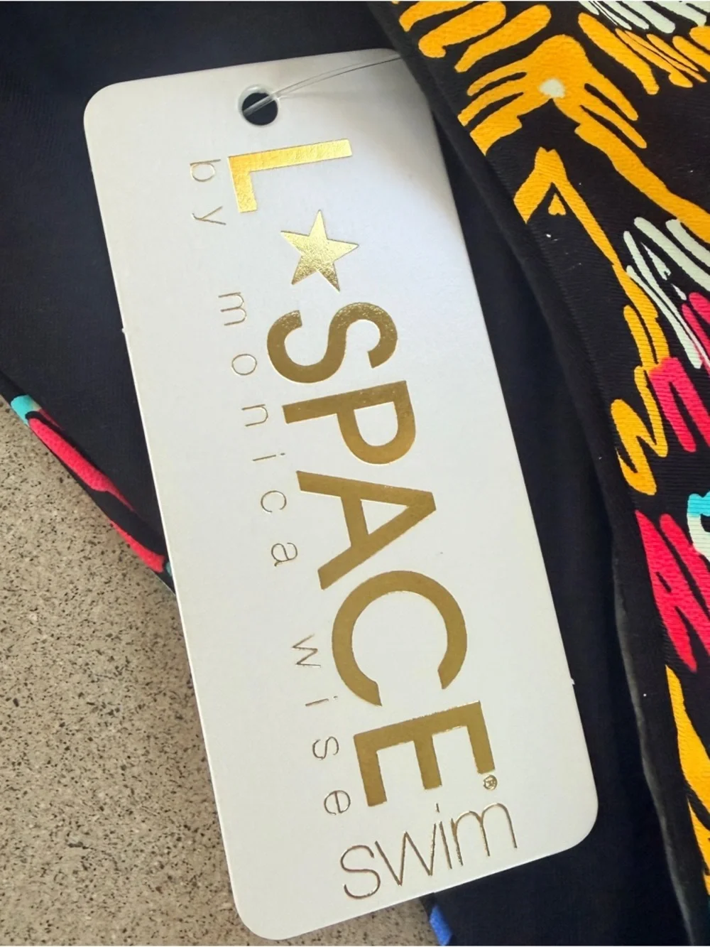 NEW L*Space Moroccan Dreams Hollywood cut out Bikini Bottoms Size Small